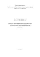 prikaz prve stranice dokumenta Kreativno rješavanje problema u poduzećima