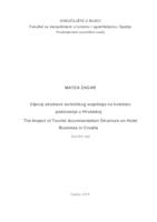 prikaz prve stranice dokumenta Utjecaj strukture turističkoga smještaja na hotelsko poslovanje u Hrvatskoj