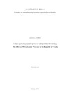 prikaz prve stranice dokumenta Učinci privatizacijskih procesa u Republici Hrvatskoj