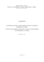 prikaz prve stranice dokumenta Turistička potrošnja i gastronomski turizam na primjeru Republike Hrvatske