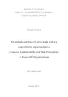 prikaz prve stranice dokumenta Financijska održivost i percepcija rizika u neprofitnim organizacijama