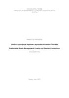 prikaz prve stranice dokumenta Održivo upravljanje otpadom: usporedba Hrvatske i Švedske