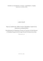 prikaz prve stranice dokumenta Razvoj selektivnih oblika turizma Opatijske rivijere kroz društveno poduzetništvo