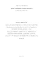 prikaz prve stranice dokumenta Uloga inozemnih doznaka i izravnih inozemnih ulaganja u gospodarskom rastu - analiza na primjeru Republike Hrvatske