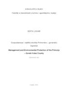 prikaz prve stranice dokumenta Gospodarenje i zaštita okoliša Primorsko – goransko županije