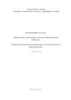 prikaz prve stranice dokumenta Elektroničko poslovanje i primjeri dobre prakse u hotelima