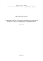 prikaz prve stranice dokumenta Financijska analiza i planiranje u korporativnim financijama