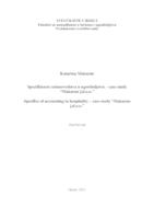 prikaz prve stranice dokumenta Specifičnosti računovodstva u ugostiteljstvu - case study "Makarun j.d.o.o."