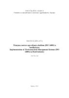 prikaz prve stranice dokumenta Primjena sustava upravljanja okolišem (ISO 14001) u hotelijerstvu 
