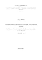 prikaz prve stranice dokumenta Utjecaj Hrvatske narodne banke na Ekonomski sustav Republike Hrvatske