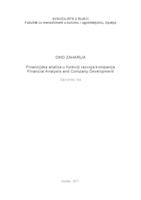 prikaz prve stranice dokumenta Financijska analiza u funkciji razvoja kompanija