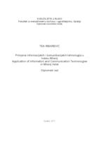 prikaz prve stranice dokumenta Primjena informacijskih i komunikacijskih tehnologija u hotelu Milenij