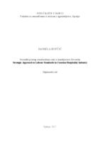 prikaz prve stranice dokumenta Strateški pristup standardima rada u hotelijerstvu Hrvatske