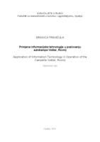 prikaz prve stranice dokumenta Primjena informacijske tehnologije u poslovanju autokampa Veštar, Rovinj