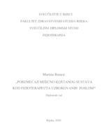 prikaz prve stranice dokumenta POREMEĆAJ MIŠIĆNO KOŠTANOG SUSTAVA KOD FIZIOTERAPEUTA UZROKOVANIH POSLOM