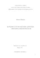 prikaz prve stranice dokumenta KONZERVATIVNE METODE LIJEČENJA URINARNE INKONTINENCIJE