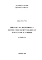 prikaz prve stranice dokumenta Pokusno crpljenje zdenca u drugom vodonosniku na području strojarnice HE Dubrava