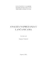 prikaz prve stranice dokumenta Analiza naprezanja u lančanicama