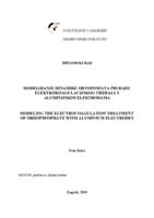prikaz prve stranice dokumenta Modeliranje dinamike ortofosfata pri radu elektrokoagulacijskog uređaja s aluminijskim elektrodama