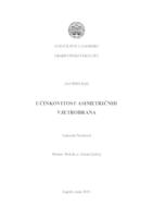 prikaz prve stranice dokumenta Učinkovitost asimetričnih vjetrobrana