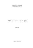 prikaz prve stranice dokumenta Zaštita prometa od zapuha vjetra