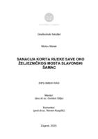 prikaz prve stranice dokumenta Sanacija korita rijeke Save oko željezničkog mosta Slavonski Šamac