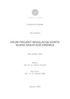 prikaz prve stranice dokumenta Idejni projekt regulacije korita rijeke Drave kod Križnice