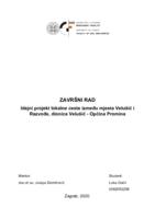 prikaz prve stranice dokumenta Idejni projekt lokalne ceste između mjesta Velušić i Razvođe, dionica Velušić-Općina Promina