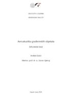 prikaz prve stranice dokumenta Aeroakustika građevinskih objekata