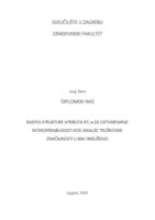 prikaz prve stranice dokumenta Razvoj strukture atributa IFC-a za ostvarivanje interoperabilnosti kod analize troškovne značajnosti u BIM okruženju