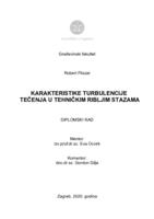 prikaz prve stranice dokumenta Karakteristike turbulencije tečenja u tehničkim ribljim stazama