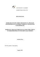 prikaz prve stranice dokumenta Modeliranje dinamike ortofosfata pri radu elektrokoagulacijskog uređaja sa željeznim elektrodama