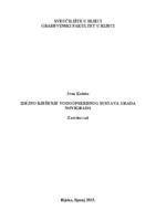 prikaz prve stranice dokumenta Idejno rješenje vodoopskrbnog sustava grada Novigrada