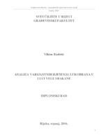 prikaz prve stranice dokumenta Analiza varijantnih rješenja lukobrana u luci Vele Srakane 