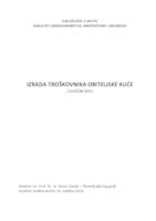 prikaz prve stranice dokumenta Izrada troškovnika obiteljske kuće