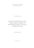 prikaz prve stranice dokumenta Razina interaktivnosti i potencijal e-knjige, te implementacija u sustave e-obrazovanja