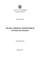 prikaz prve stranice dokumenta Britanci, Osmanlije i Arapske zemlje na prijelazu stoljeća