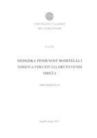 prikaz prve stranice dokumenta Medijska pismenost roditelja i njihova percepcija društvenih mreža