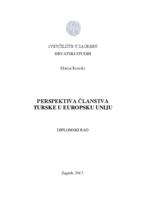 prikaz prve stranice dokumenta Perspektiva članstva Turske u Europsku uniju