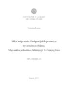 prikaz prve stranice dokumenta Slika imigranata i imigracijskih procesa u hrvatskim medijima. Migranti u prilozima Jutarnjeg i Večernjeg lista