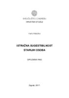 prikaz prve stranice dokumenta Istražna sugestibilnost starijih osoba