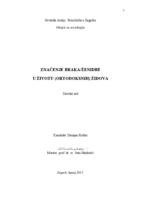 prikaz prve stranice dokumenta Značenje braka u životu ortodoksnih Židova