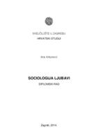 prikaz prve stranice dokumenta Sociologija ljubavi