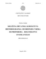 prikaz prve stranice dokumenta Krležina hrvatska korektivna historiografija: od srednjeg vijeka do preporoda: bogumilstvo i panslavizam