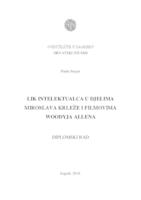 prikaz prve stranice dokumenta Lik intelektualaca u djelima Miroslava Krleže i filmovima Woodyja Allena