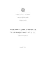 prikaz prve stranice dokumenta Komunikacijske strategije neprofitnih organizacija