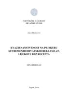 prikaz prve stranice dokumenta Kvaziznanstvenost na primjeru suvremenih hrvatskih reklama za lijekove bez recepata