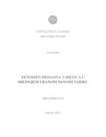 prikaz prve stranice dokumenta Fenomen progona vještica u srednjem i ranom novom vijeku