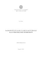 prikaz prve stranice dokumenta Samopoštovanje i lokus kontrole kao prediktori dobrobiti