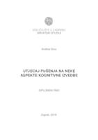 prikaz prve stranice dokumenta Utjecaj pušenja na neke aspekte kognitivne izvedbe